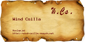 Wind Csilla névjegykártya
